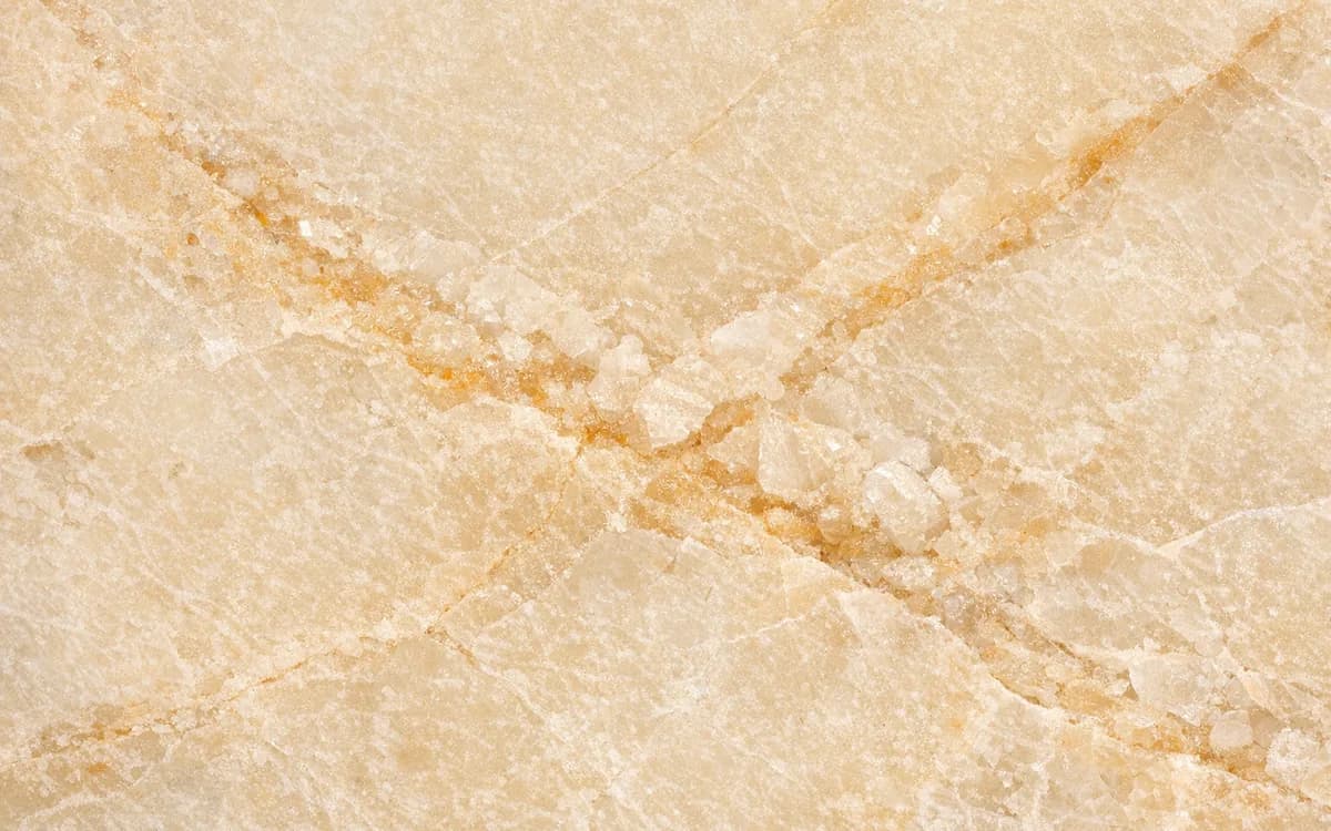 Close-up structure and texture of Crema Marfil marble